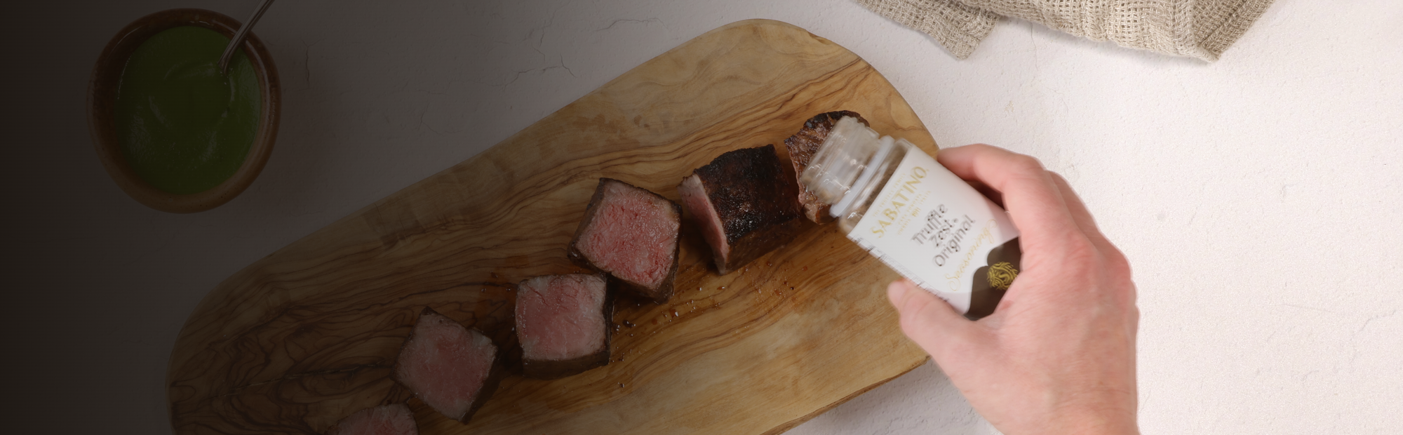 A whisper of black truffle on everything.